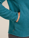 Merino Blend 800 RealFleece™ Classic Pile Long Sleeve Zip Jacket Topaz - 6