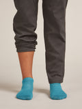 Women’s Merino Lifestyle Fine Gauge No Show Socks Topaz/Hydro - 3