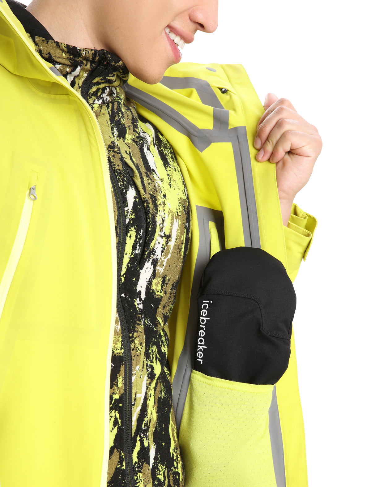 Men’s Shell+™ Merino Hooded Jacket Shine - 10