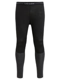 Men’s Merino Blend 125 ZoneKnit™ Thermal Leggings Black/Jet Heather - 14