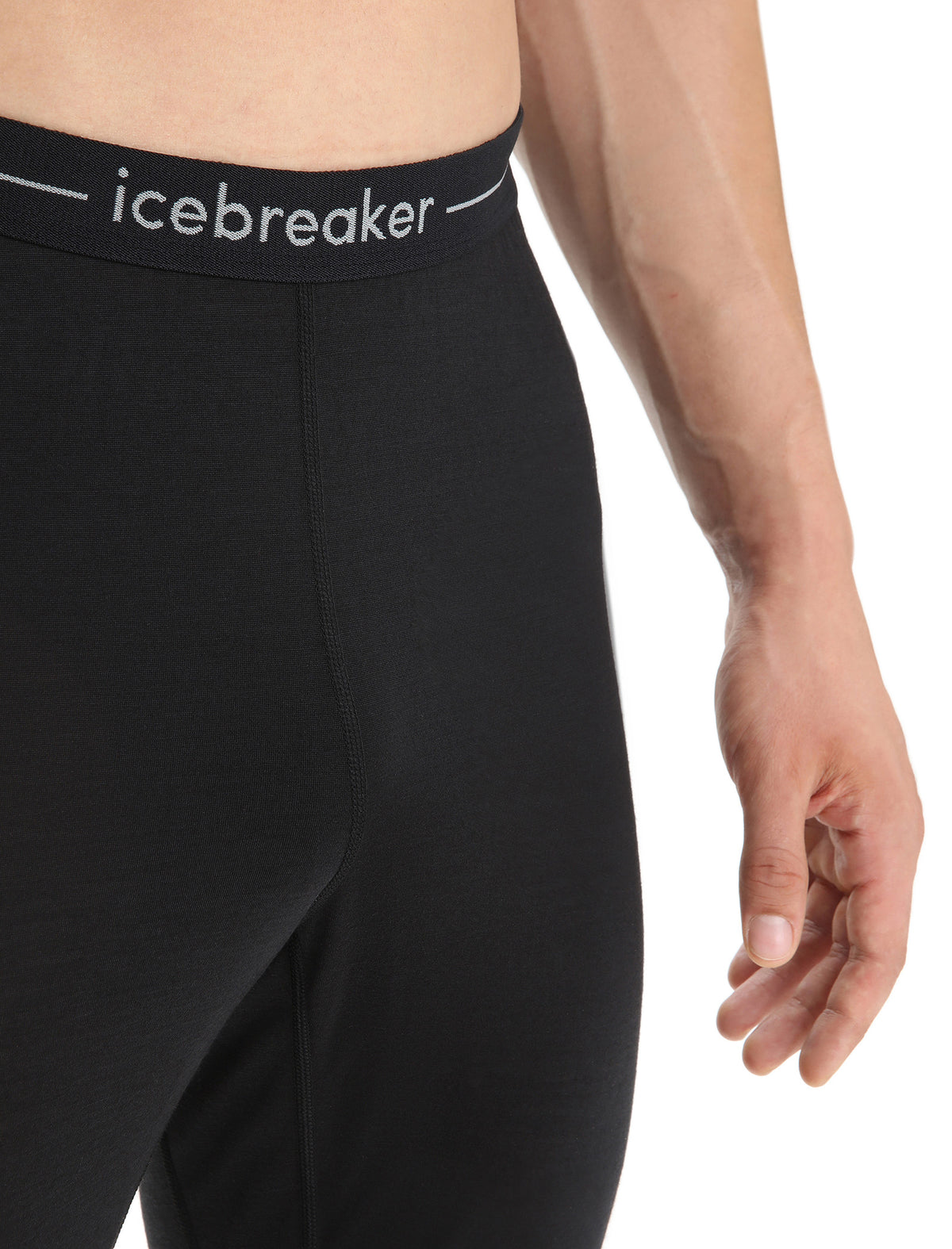 Men’s Merino Blend 125 ZoneKnit™ Thermal Leggings Black/Jet Heather - 4