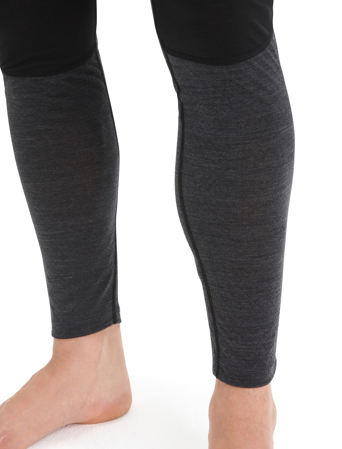 Men’s Merino Blend 125 ZoneKnit™ Thermal Leggings Black/Jet Heather - 6