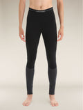 Men’s Merino Blend 125 ZoneKnit™ Thermal Leggings Black/Jet Heather - 8
