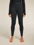 Women’s Merino Blend 125 ZoneKnit™ Thermal Leggings Black - 1