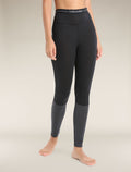 Women’s Merino Blend 125 ZoneKnit™ Thermal Leggings Black/Jet Heather - 1