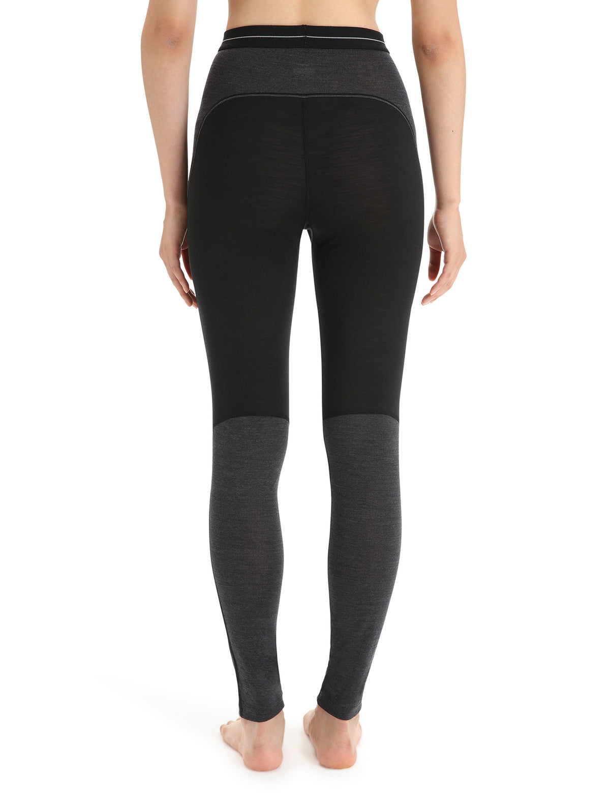 Women’s Merino Blend 125 ZoneKnit™ Thermal Leggings Black/Jet Heather - 7