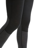 Women’s Merino Blend 125 ZoneKnit™ Thermal Leggings Black/Jet Heather - 10