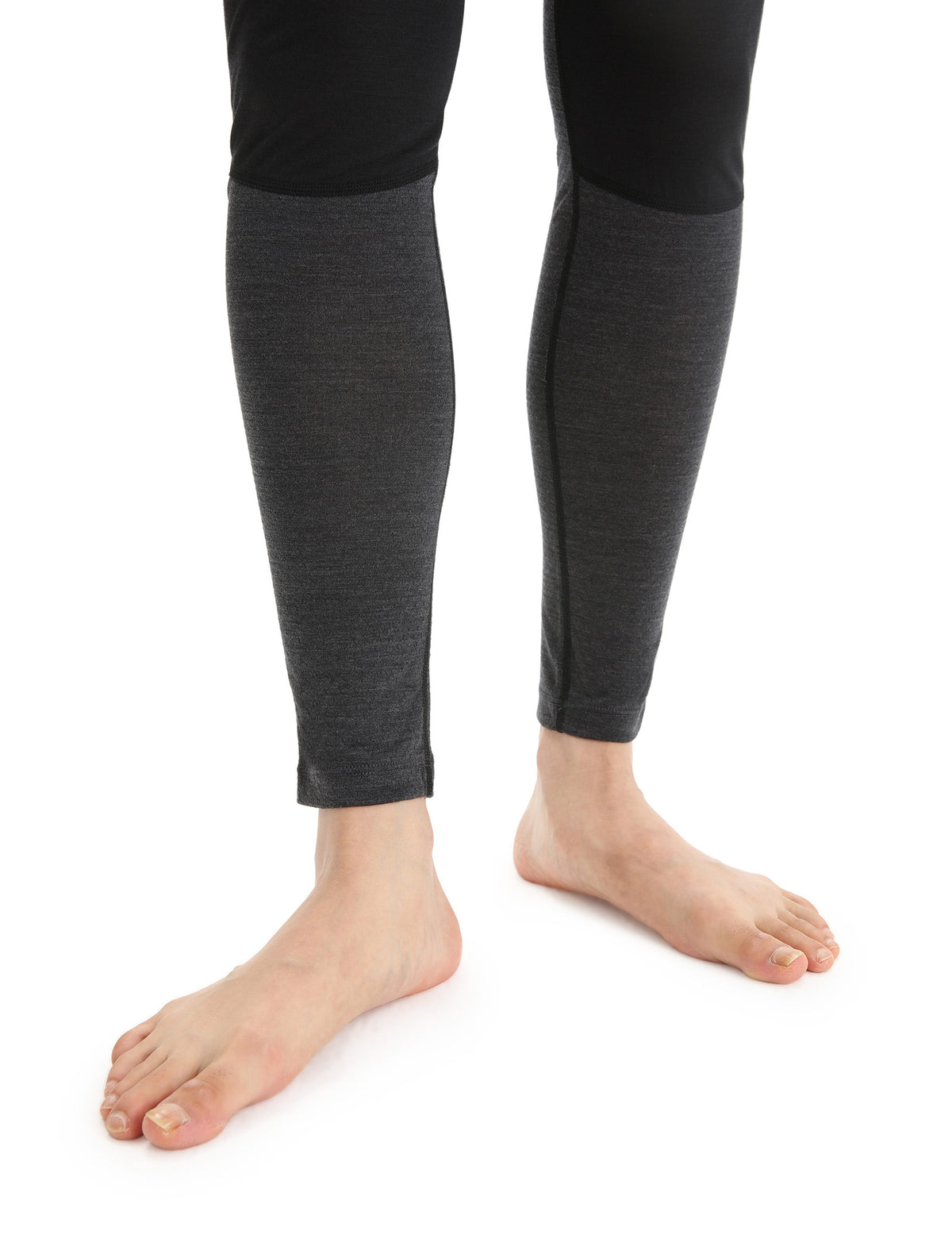 Women’s Merino Blend 125 ZoneKnit™ Thermal Leggings Black/Jet Heather - 10