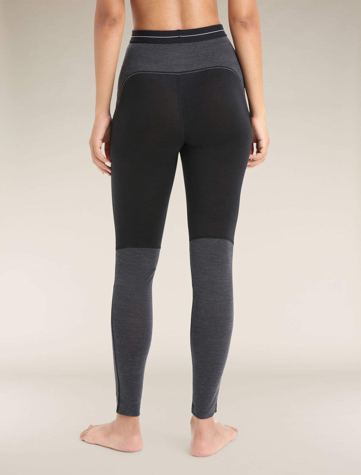 Women’s Merino Blend 125 ZoneKnit™ Thermal Leggings Black/Jet Heather - 2