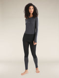 Women’s Merino Blend 125 ZoneKnit™ Thermal Leggings Black/Jet Heather - 4