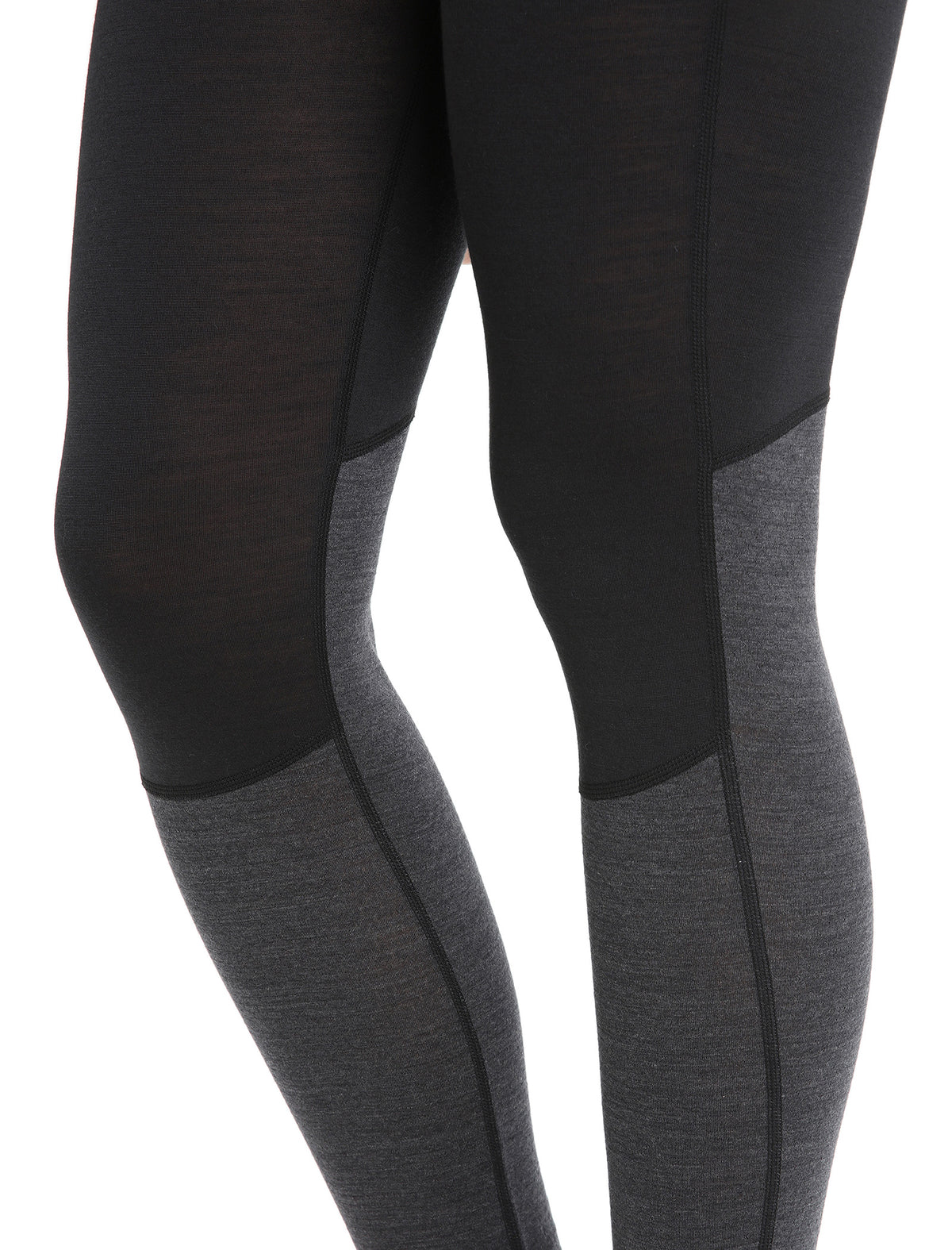 Women’s Merino Blend 125 ZoneKnit™ Thermal Leggings Black/Jet Heather - 4