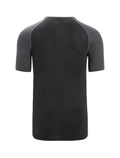 Men’s 125 ZoneKnit™ Short Sleeve Crew Thermal Top Jet Heather/Black - 7