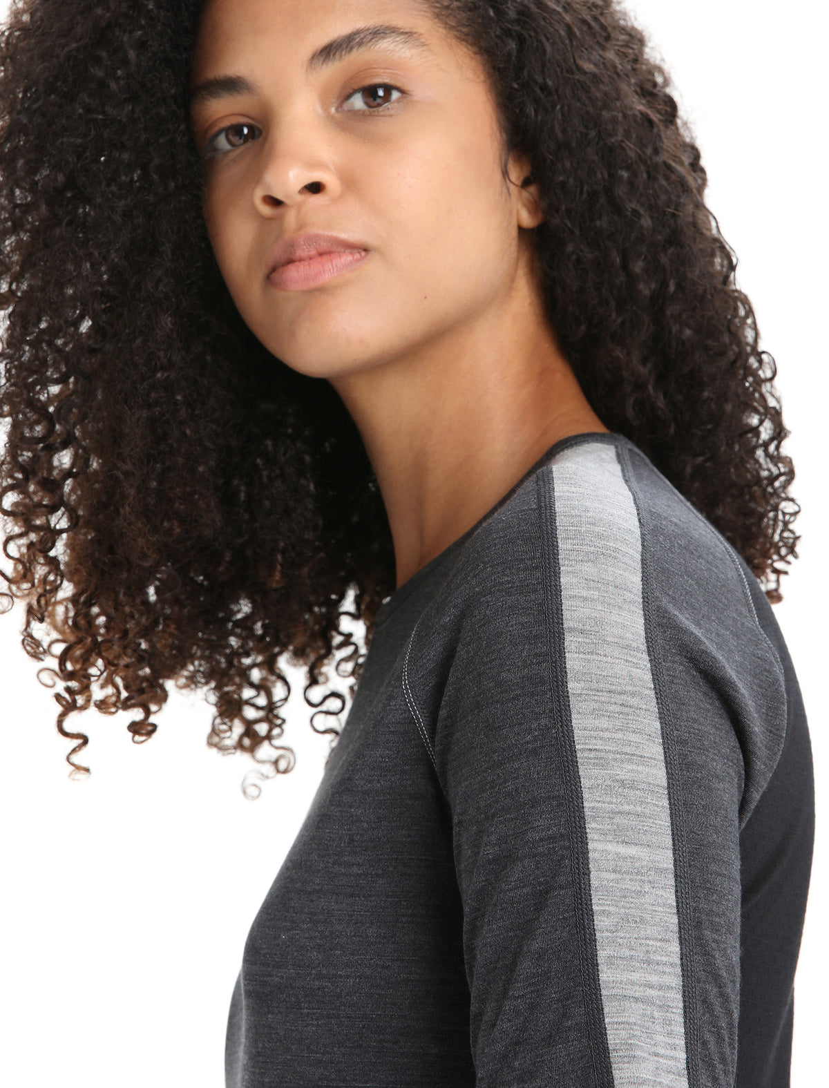 Women’s 125 ZoneKnit™ Short Sleeve Crew Thermal Top Jet Heather/Black - 5
