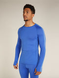 Men's 200 ZoneKnit™ Long Sleeve Crewe Thermal Top Brillant/Baja - 1