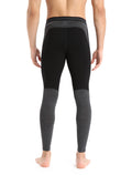 Men's Merino 200 ZoneKnit™ Thermal Leggings Black/Jet Heather - 3