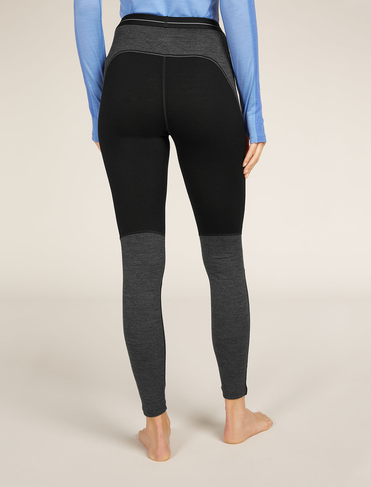 Women's Merino 200 ZoneKnit™ Thermal Leggings Black/jet heather - 2