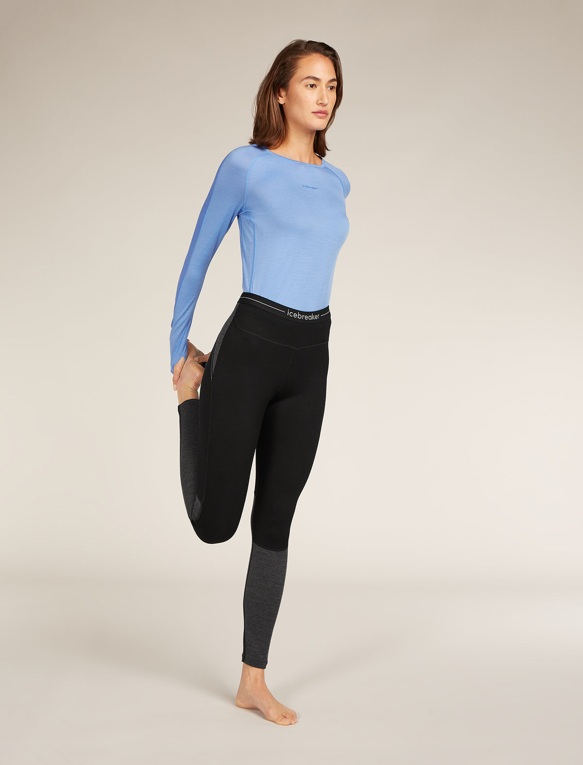 Women's Merino 200 ZoneKnit™ Thermal Leggings Black/jet heather - 3