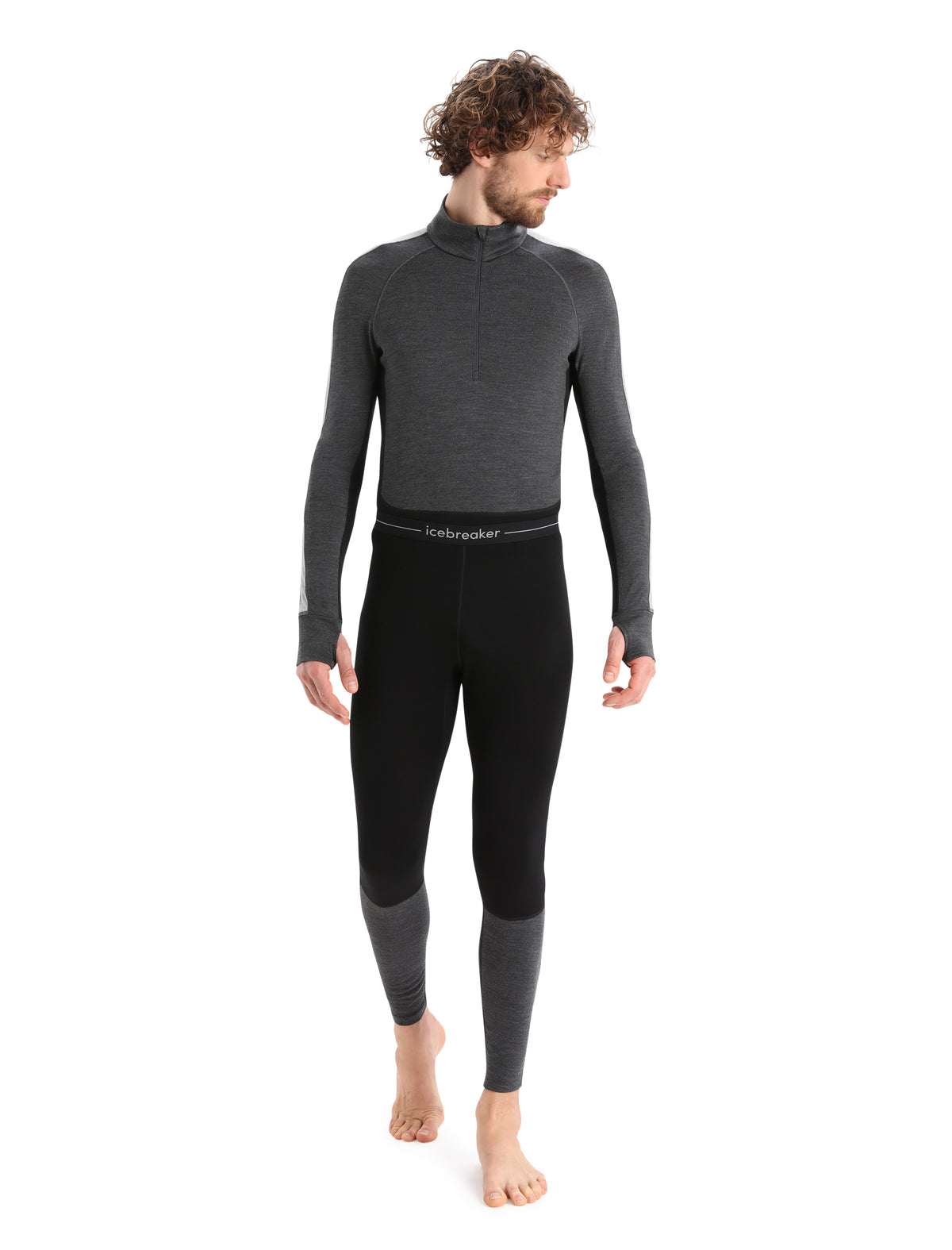 Men’s 260 ZoneKnit™ Thermal Leggings Black/Jet Heather - 3