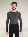 Men’s 260 ZoneKnit™ Long Sleeve Crew Thermal Top Jet Heather/Black - 1