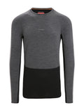 Men’s 260 ZoneKnit™ Long Sleeve Crew Thermal Top Jet Heather/Black - 8