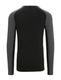 Men’s 260 ZoneKnit™ Long Sleeve Crew Thermal Top Jet Heather/Black - 9