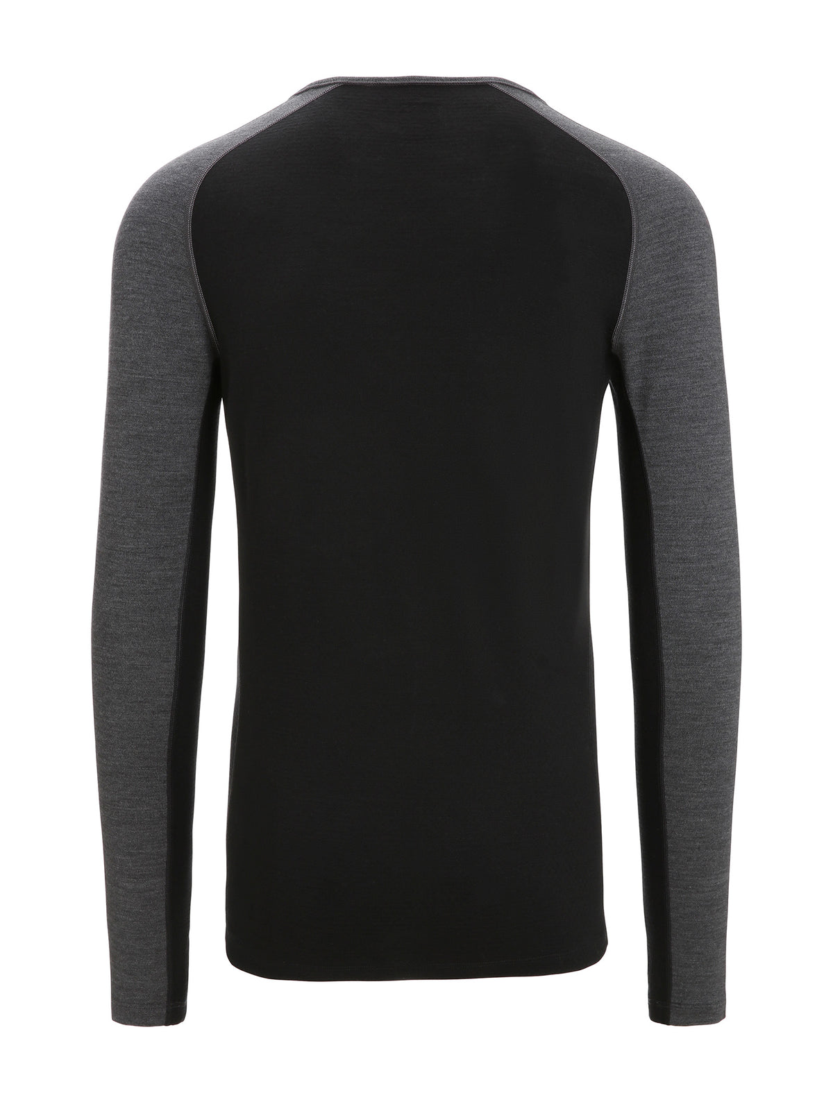 Men’s 260 ZoneKnit™ Long Sleeve Crew Thermal Top Jet Heather/Black - 8