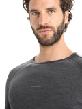 Men’s 260 ZoneKnit™ Long Sleeve Crew Thermal Top Jet Heather/Black - 5