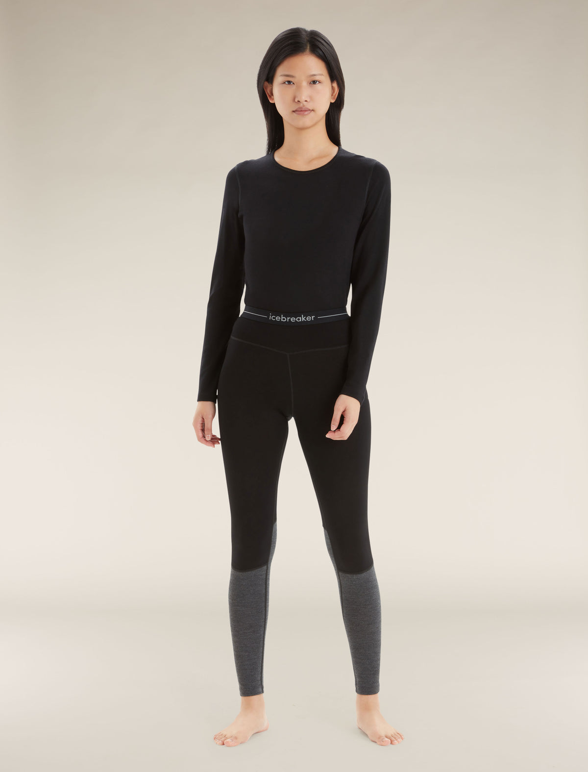 Women’s 260 ZoneKnit™ Thermal Leggings Black/Jet Heather - 3
