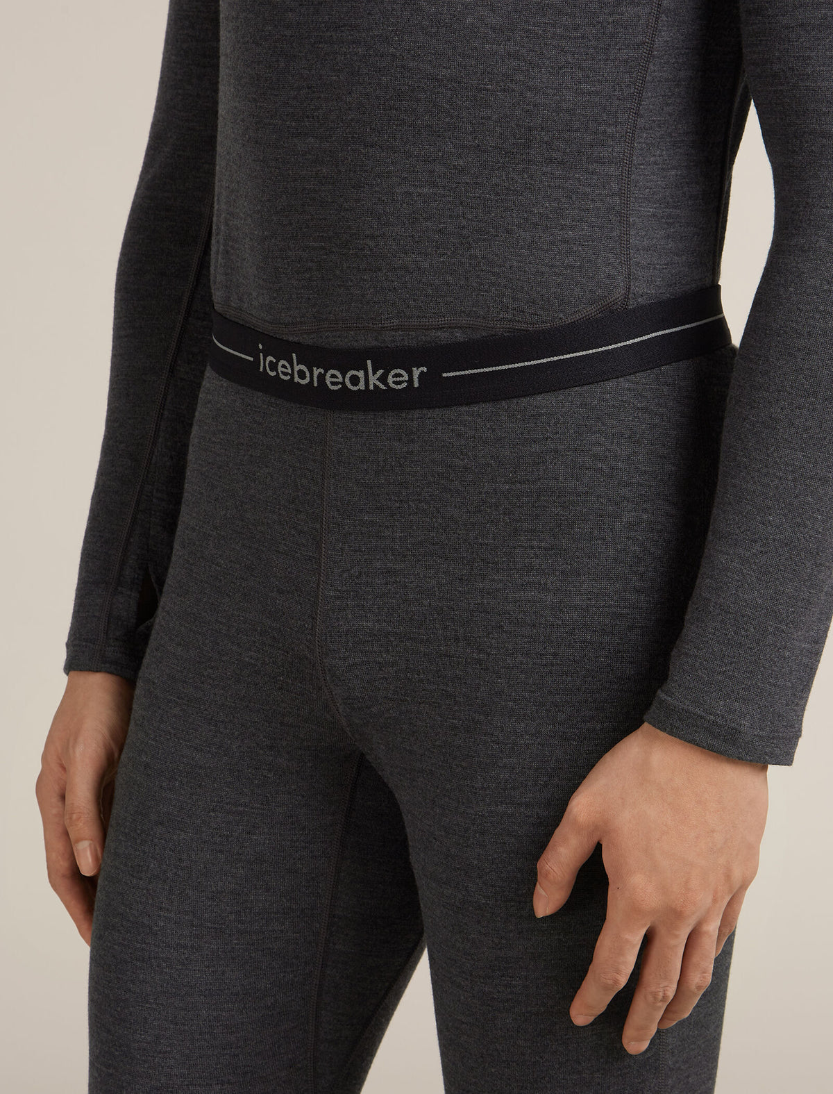 Men’s Merino 260 ZoneKnit™ 3/4 Thermal Leggings Jet hthr - 5