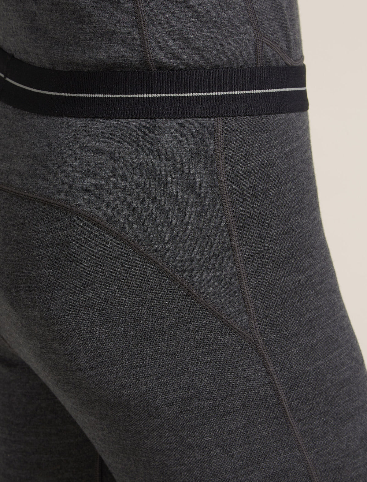 Men’s Merino 260 ZoneKnit™ 3/4 Thermal Leggings Jet hthr - 6