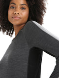Women’s 260 ZoneKnit™ Long Sleeve Crew Thermal Top Jet Heather/Black - 7