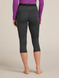 Women’s Merino 260 ZoneKnit™ 3/4 Thermal Leggings Jet hthr - 2