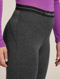 Women’s Merino 260 ZoneKnit™ 3/4 Thermal Leggings Jet hthr - 6