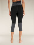 Women’s Merino 260 ZoneKnit™ 3/4 Thermal Leggings Black/Jet Heather - 3