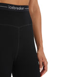 Women’s Merino 260 ZoneKnit™ 3/4 Thermal Leggings Black/Jet Heather - 5