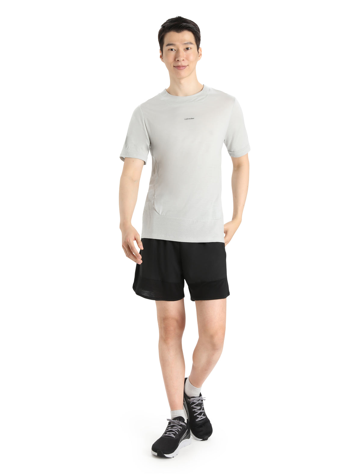 Men’s ZoneKnit™ Merino Blend Shorts Black - 3
