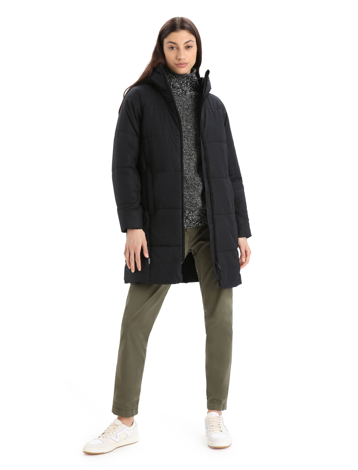 Women’s MerinoLoft™ Collingwood II 3Q Hooded Jacket Black - 3