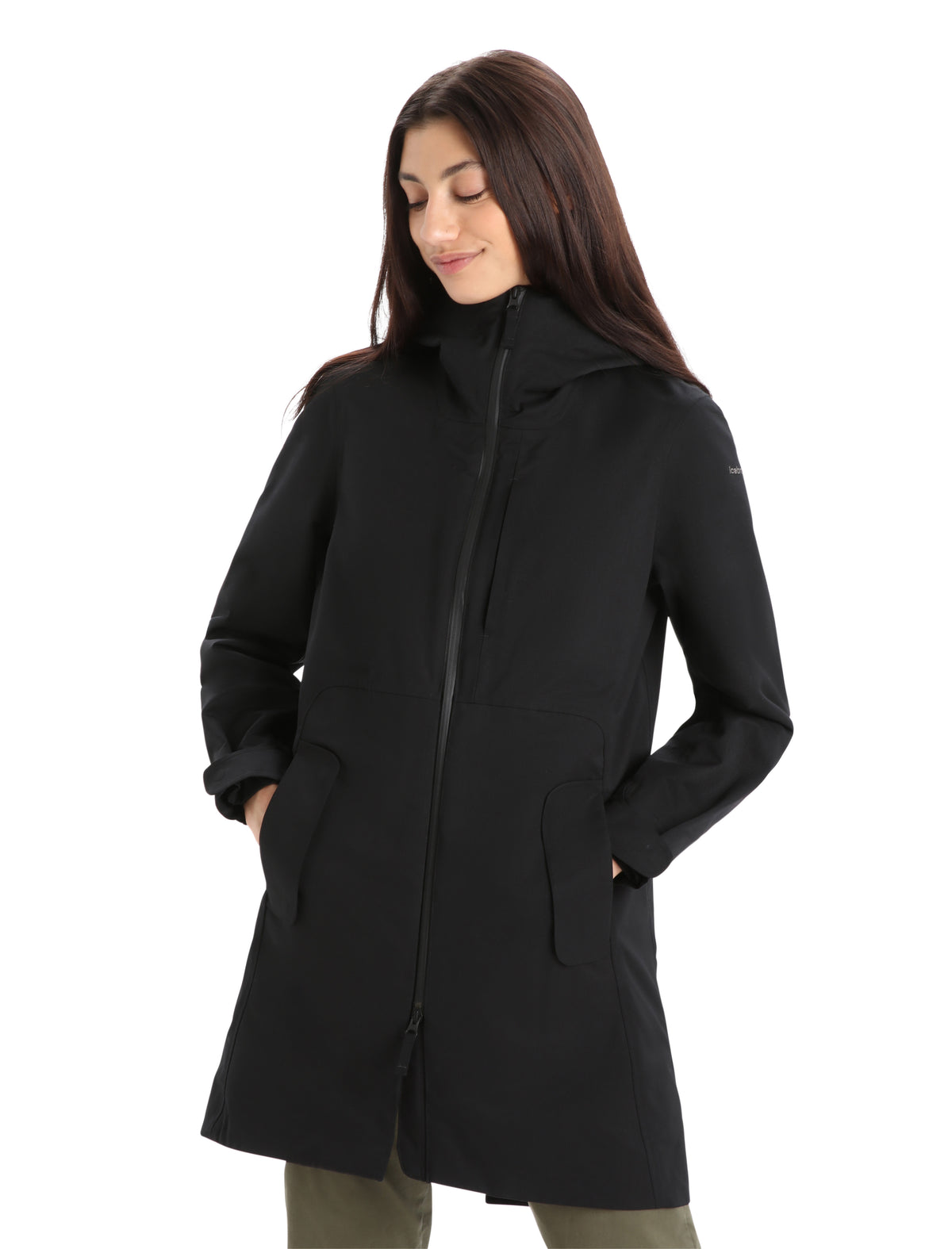 Women’s icebreaker City Label Shell+™ Merino 4-in-1 Parka Black - 1