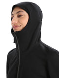 Women’s icebreaker City Label Shell+™ Merino 4-in-1 Parka Black - 5