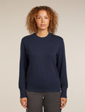 icebreaker-apac Women’s Central Long Sleeve Sweatshirt Glacier Women - 1