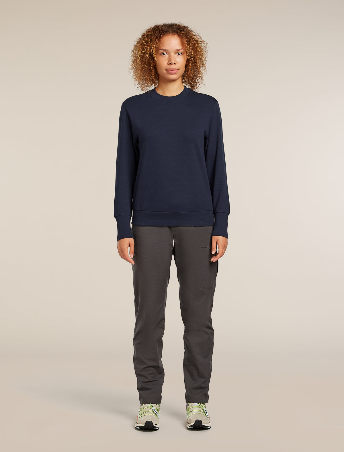 icebreaker-apac Women’s Central Long Sleeve Sweatshirt Glacier Women - 3