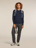 icebreaker-apac Women’s Central Long Sleeve Sweatshirt Glacier Women - 4