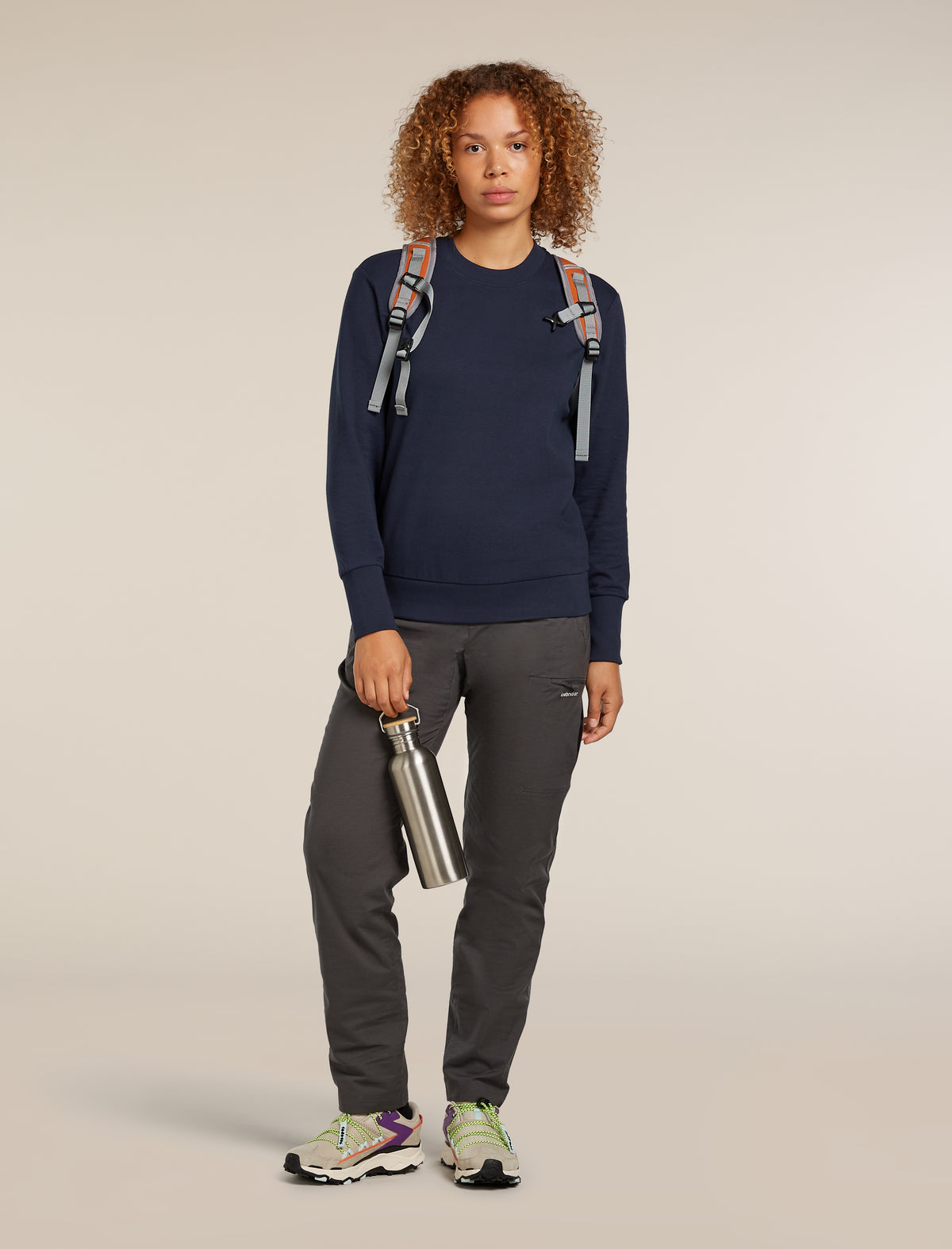 icebreaker-apac Women’s Central Long Sleeve Sweatshirt Glacier Women - 4