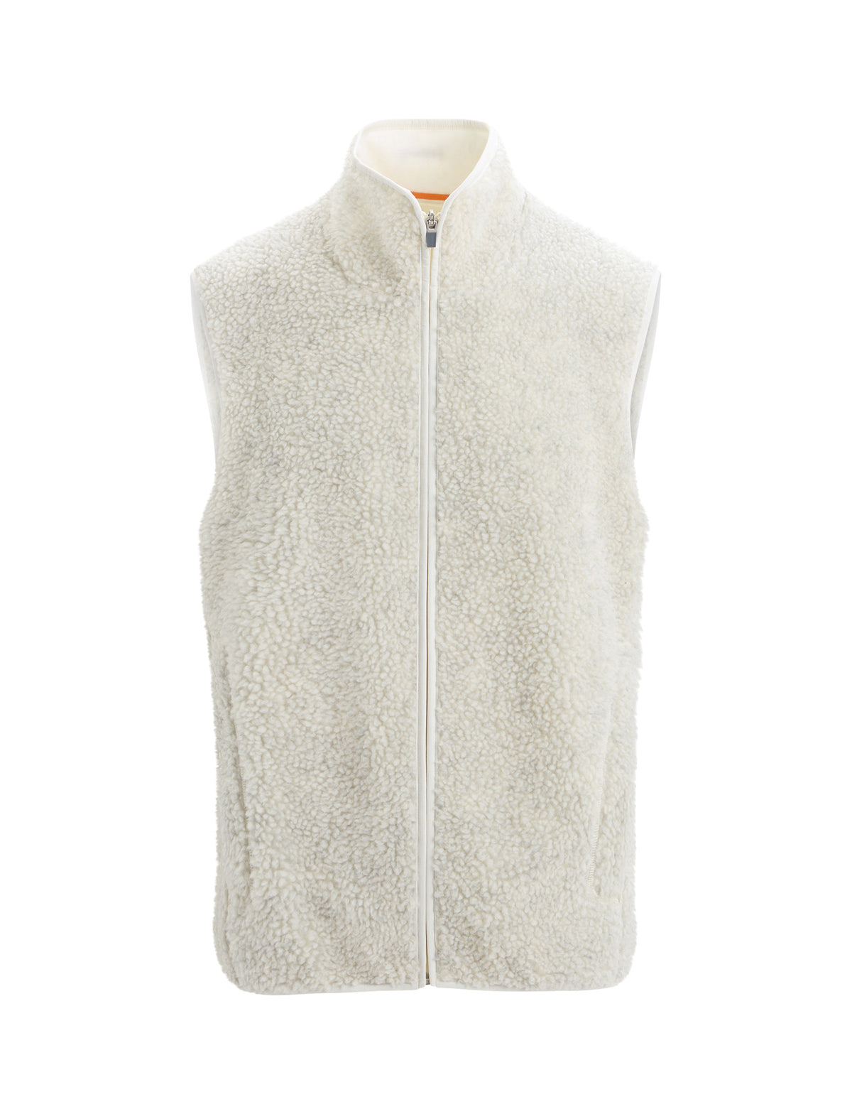 Men’s RealFleece™ High Pile Vest Ecru Heather/Snow - 8
