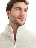 Men’s RealFleece™ High Pile Vest Ecru Heather/Snow - 4