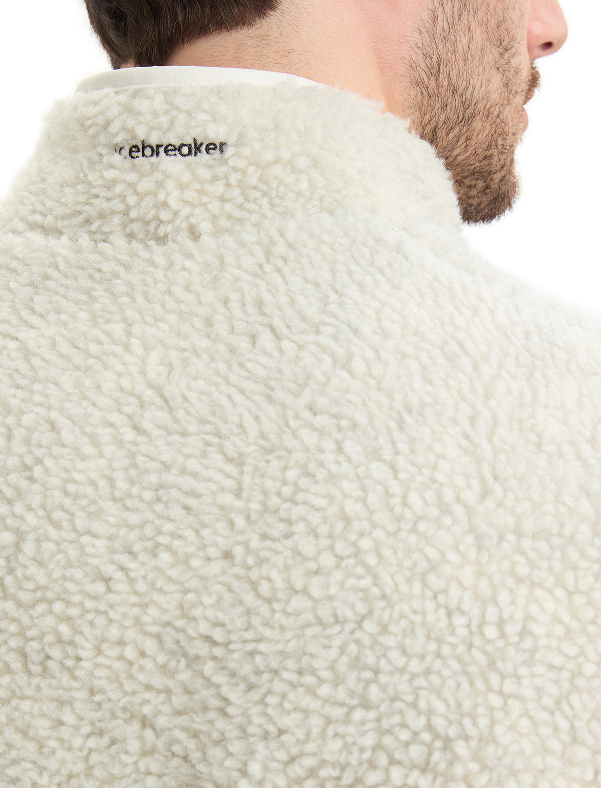 Men’s RealFleece™ High Pile Vest Ecru Heather/Snow - 5