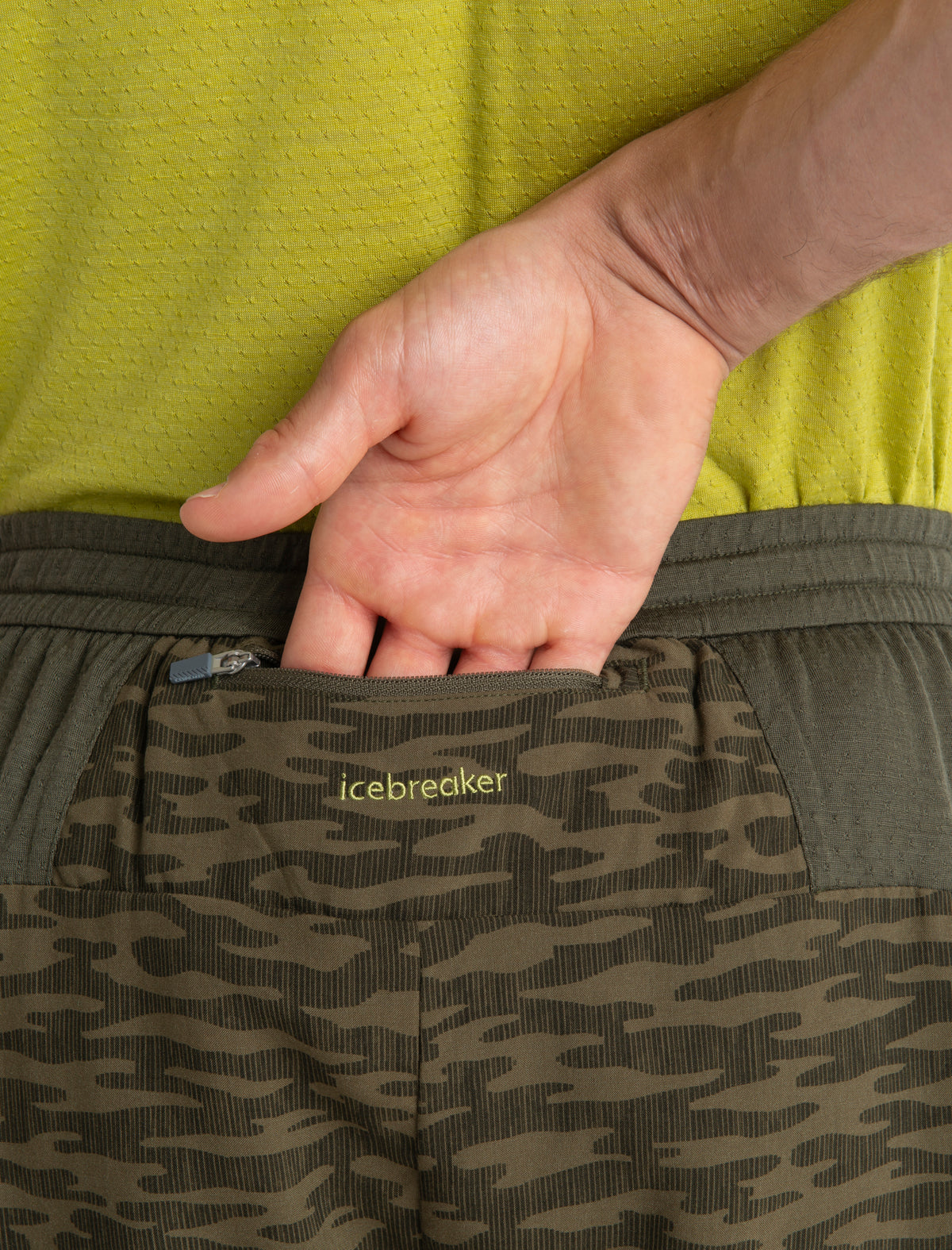 Men’s 125 ZoneKnit™ Merino Shorts IB Topo Loden - 5
