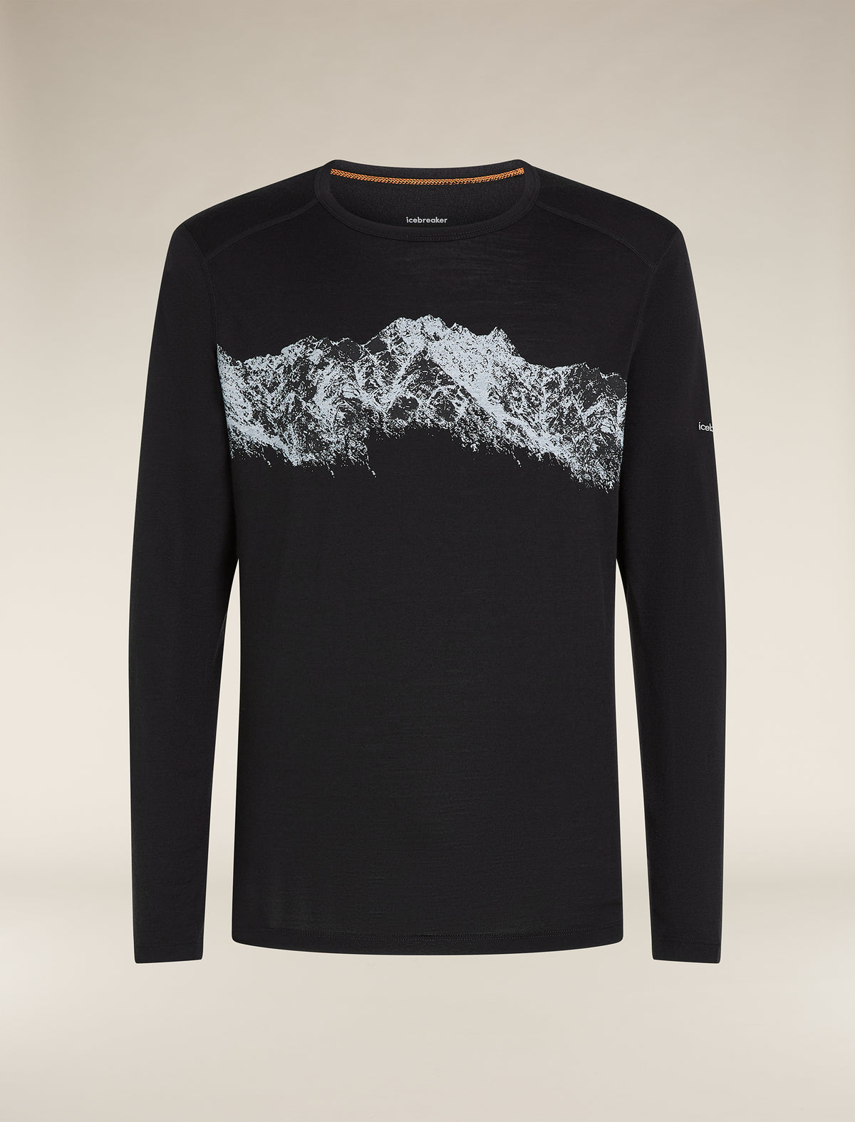 Men’s Merino 200 Oasis Long Sleeve Crew Thermal Top Remarkables Black - 7