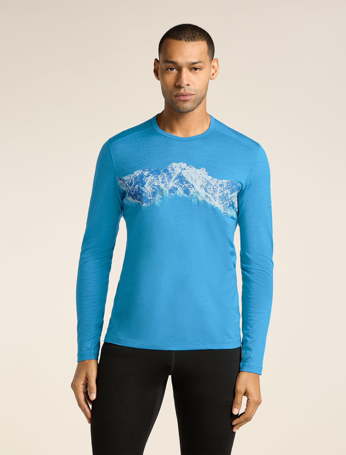 Merino 200 Oasis Long Sleeve Crew Thermal Top Remarkables Arctic - 1