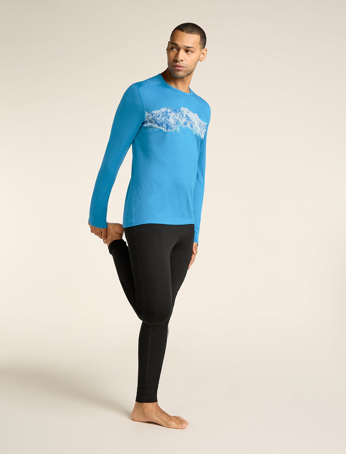 Merino 200 Oasis Long Sleeve Crew Thermal Top Remarkables Arctic - 3
